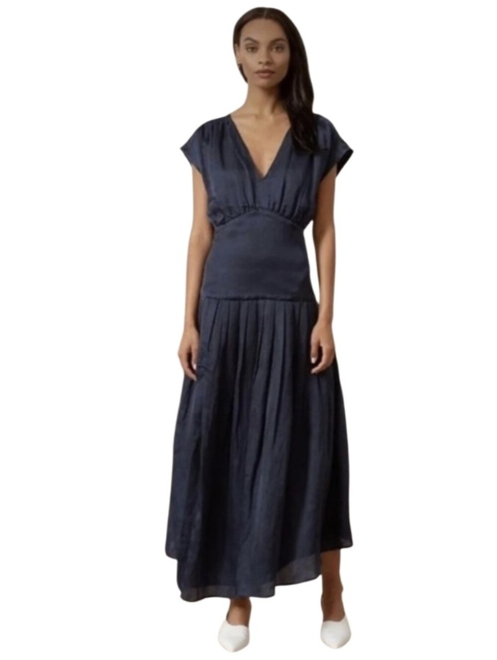 Modern Citizen Chloe Maxi Dress Midnight Blue Blue Sleeveless